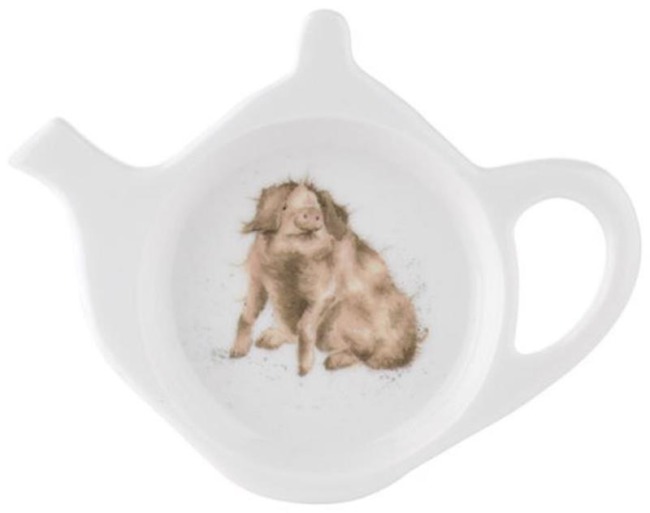 Подставка для чайного пакетика 13см Royal Worcester "Забавная фауна" "Трюфельная свинья"