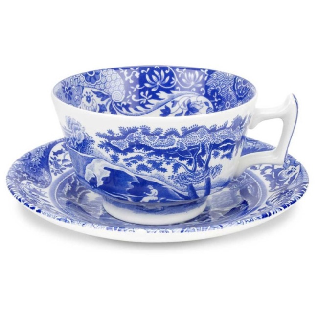 Чашка чайная с блюдцем  200мл Spode "Голубая Италия"