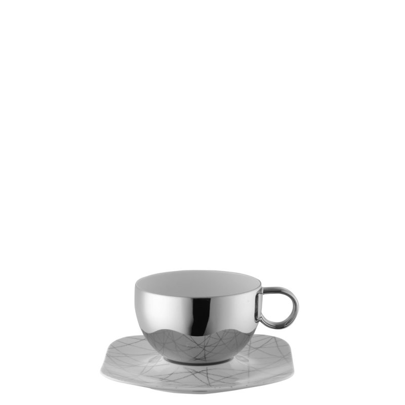Чашка для эспрессо с блюдцем Rosenthal "Капелло" 210 мл (белая). Розенталь блюдце. Чашка Близнецы. Coffee Spirit.