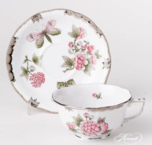 Чашка чайная "Виктория" платина