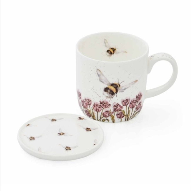 Набор кружка и подставка/крышка 310мл Royal Worcester "Шмель"