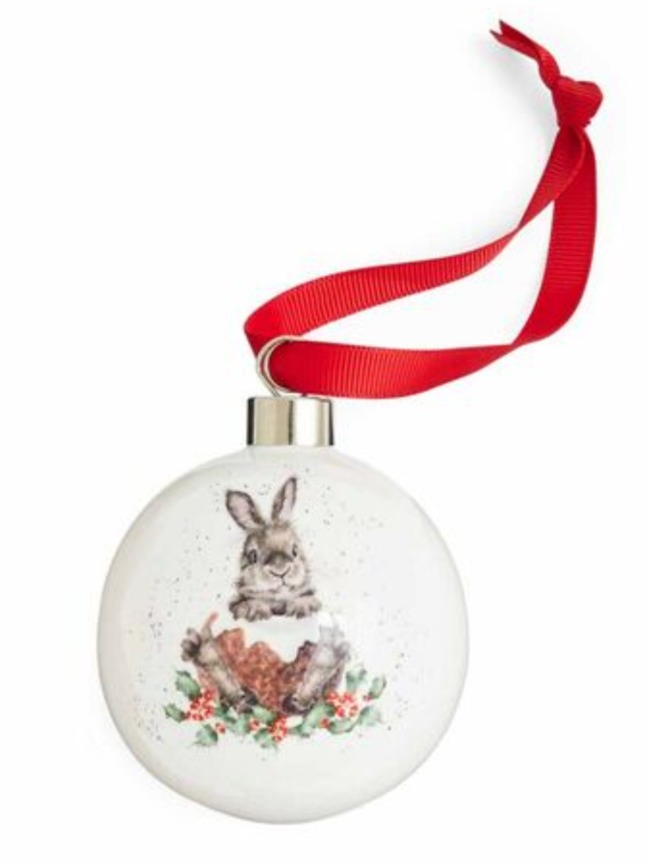 Шар новогодний Royal Worcester "Вкусного Рождества"