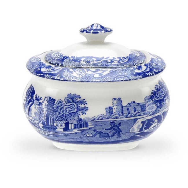 Сахарница 250мл Spode "Голубая Италия"