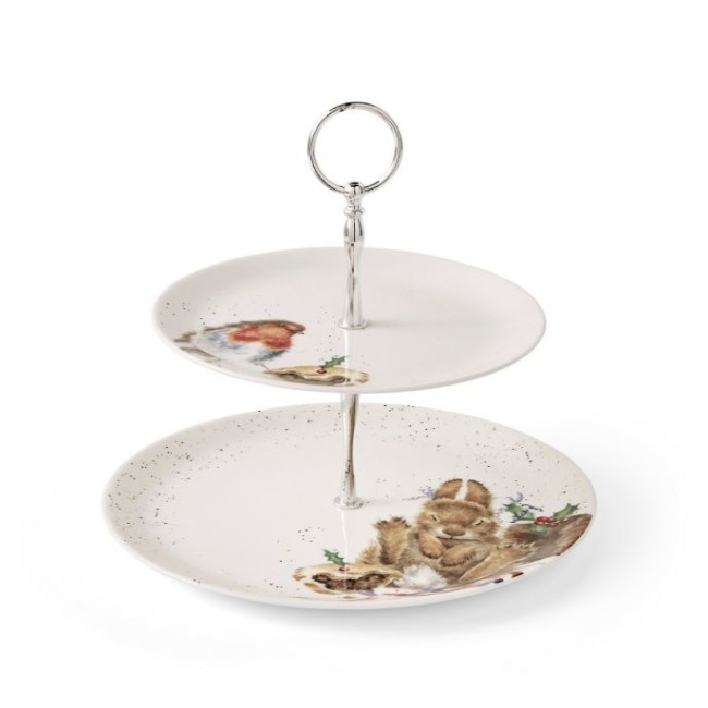 Этажерка Royal Worcester "Зайка и малиновка"