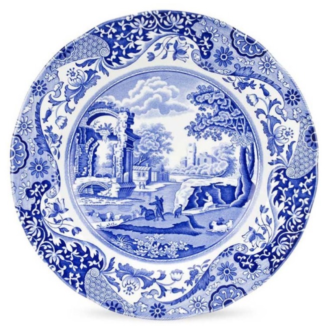 Тарелка обеденная 27см Spode "Голубая Италия"
