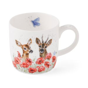Кружка 310мл Royal Worcester "Оленята и маки"