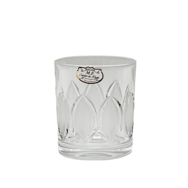 2 стакана №20 Cristal de Paris "Эльза шейп"мат.