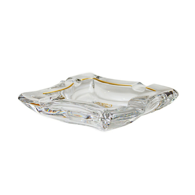 Пепельница Cristal de Paris "Элеганс" с золотом