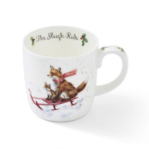 Кружка 310мл Royal Worcester "Лисята на санках"