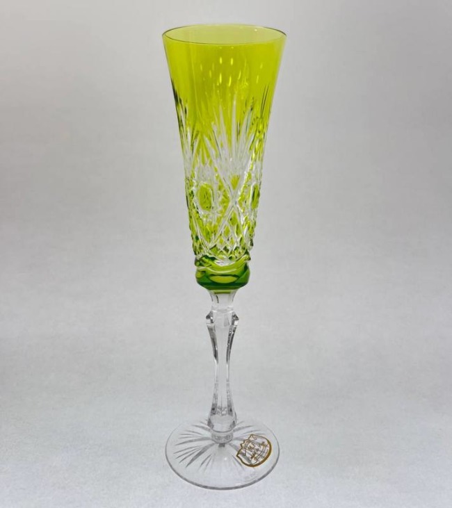 Бокал для шампанского №7 Cristal de Paris "Лондрес" анис