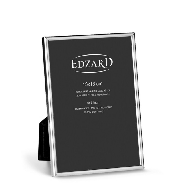 Рамка Edzard "Генуя" 13х18см, посеребрение