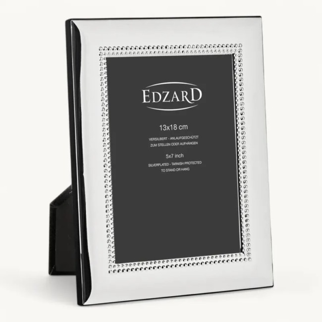Рамка Edzard "Турин" 13х18см, посеребрение