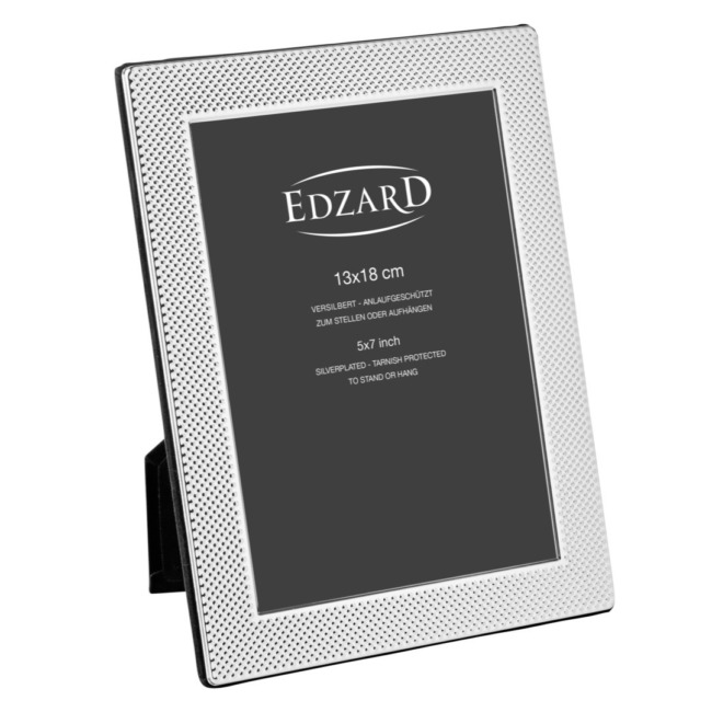 Рамка Edzard "Кальяри" 13х18см, посеребрение