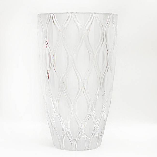 Ваза Cristal de Paris "Аманда" матовая  30см