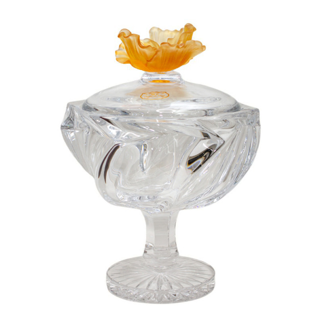 Шкатулка Cristal de Paris "Макау" на ножке 208A