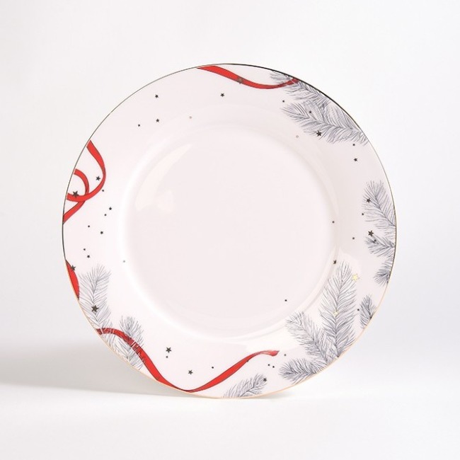 Тарелка Valerie Concept "Новогодняя" PLATE 2 NY PINE