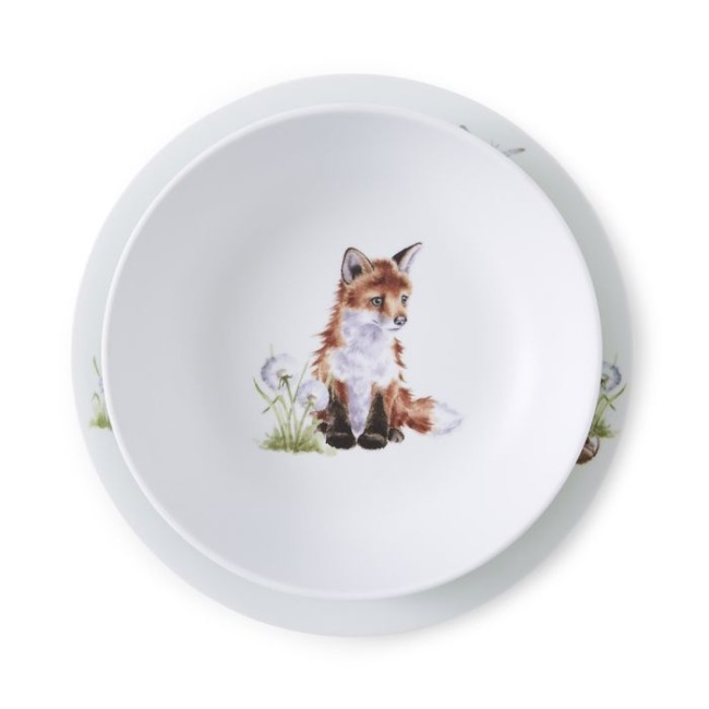 Тарелка и миска Royal Worcester  "Маленький крапивник"