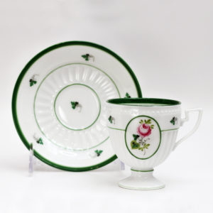 Чашка с блюдцем "Венская роза"