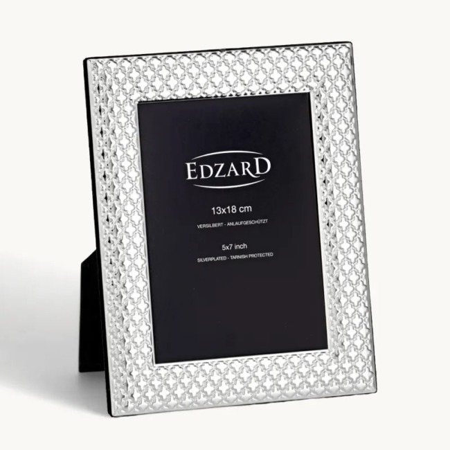 Рамка Edzard "Руджиано" 13х18см, посеребрение