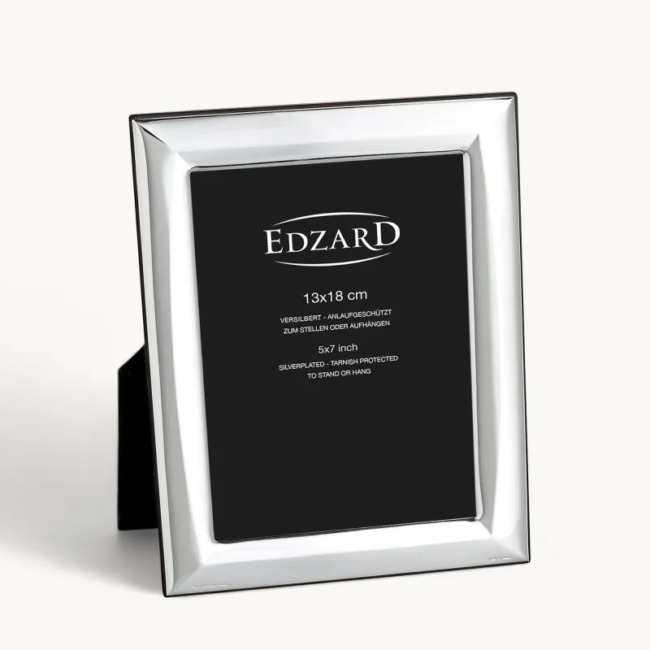 Рамка Edzard "Серино" 13х18см, посеребрение