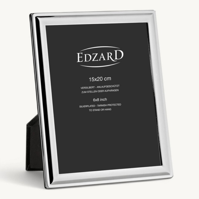 Рамка Edzard "Терни" 15х20см, посеребрение