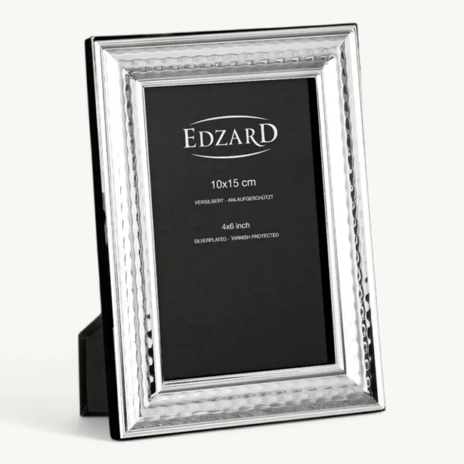Рамка Edzard "Урбино" 10x15см, посеребрение