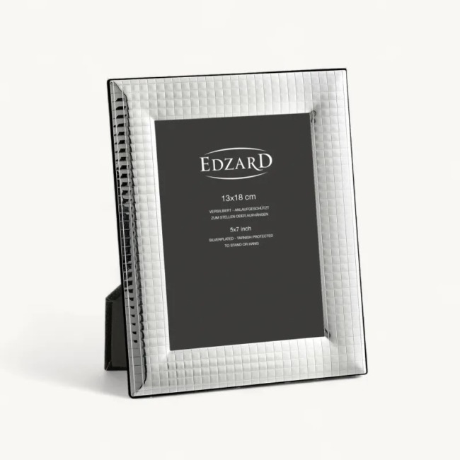 Рамка Edzard "Форли" 13x18см, посеребрение