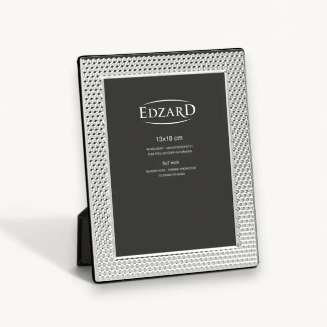 Рамка Edzard "Барлетта" 13х18см, посеребрение
