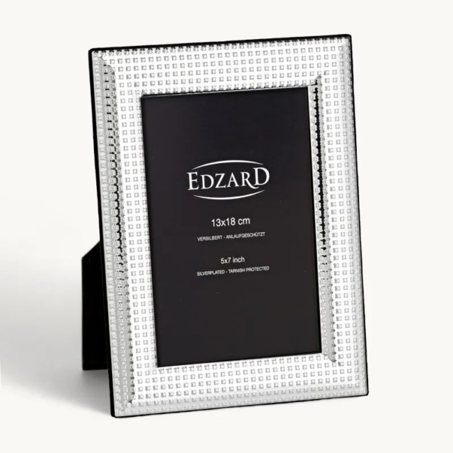 Рамка Edzard "Беладжио" 13x18см, посеребрение