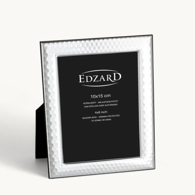 Рамка Edzard "Казалини" 10х15см, посеребрение
