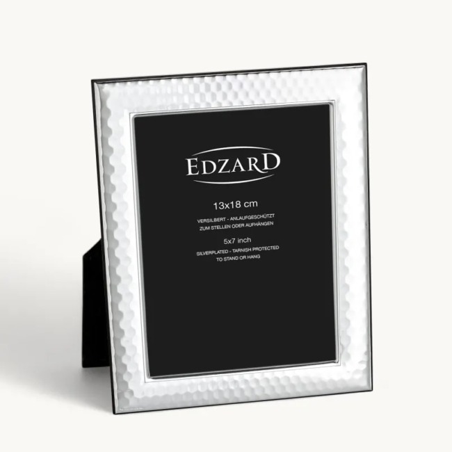 Рамка Edzard "Казалини" 13х18см, посеребрение