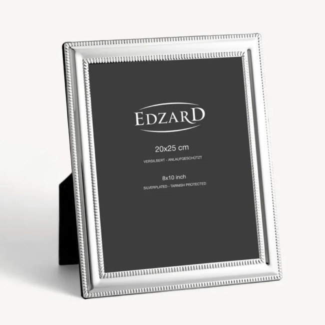 Рамка Edzard "Матера" 20х25см, посеребрение