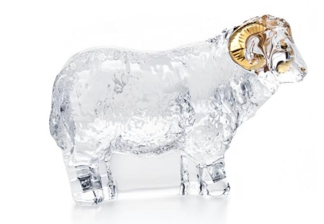 Фигурка Baccarat Zodiaque Sheep 2027 Gold